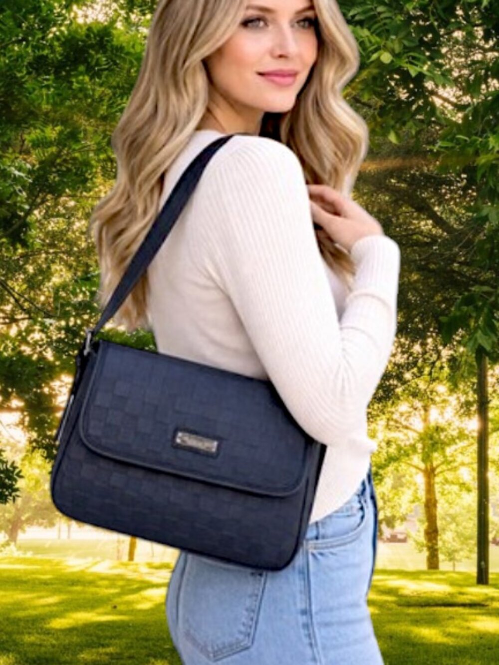 London Fog Houston Flap Over Shoulder Bag